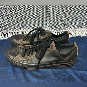Converse Distressed Black and Brown Men's Sneakers